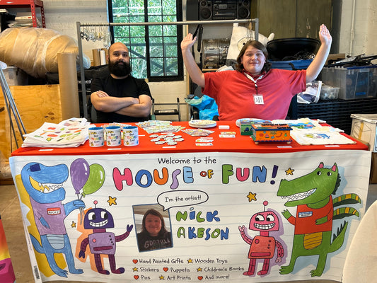 Nick & Chilton's First Maker's Market!