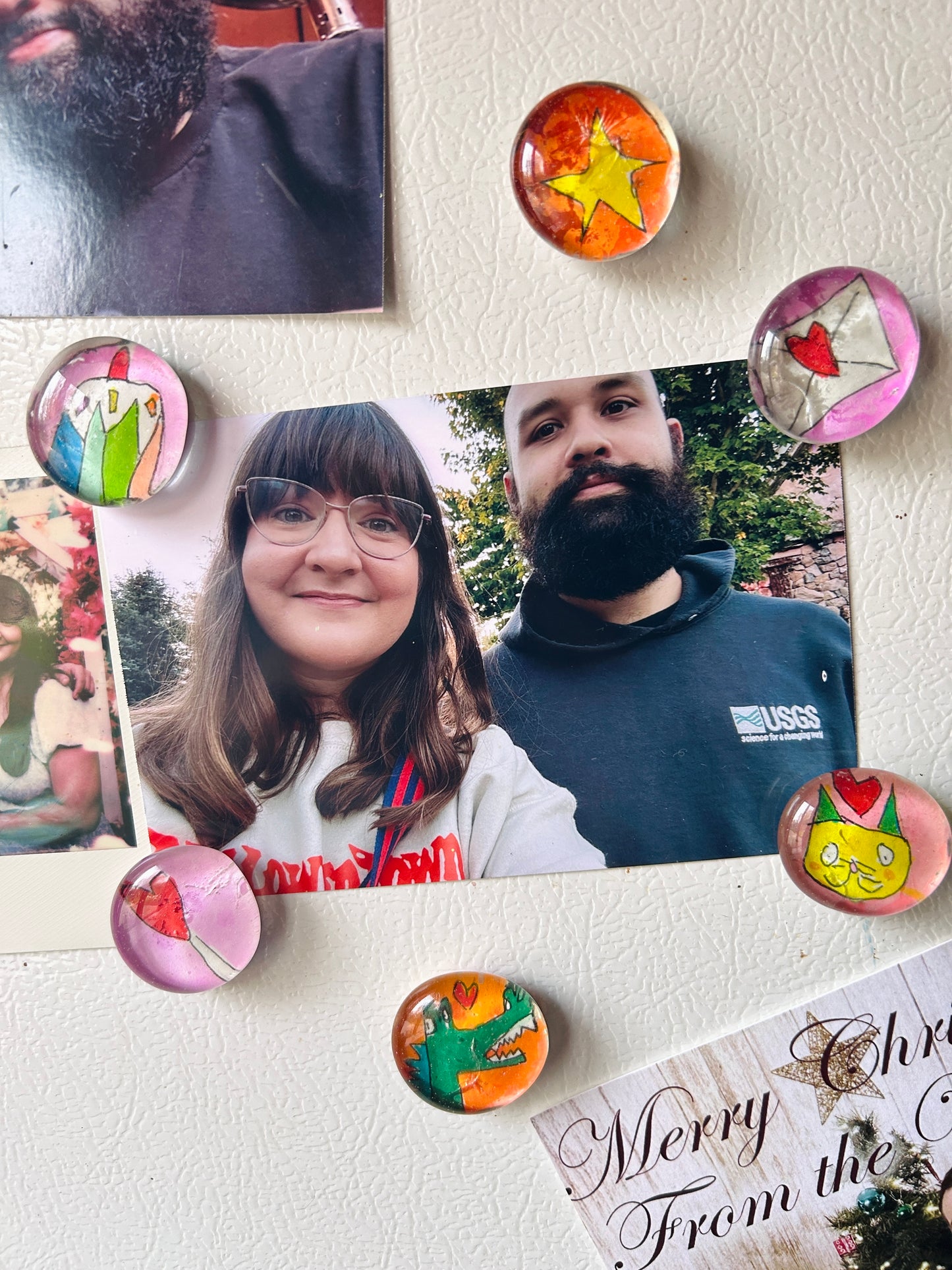 Marble Magnet Set Fun Valentine