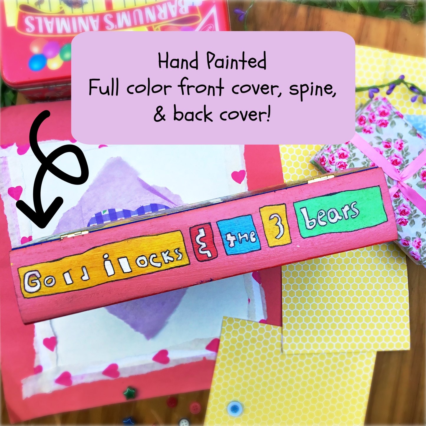 Custom Painted Storybook Treasure Box