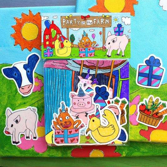Farm Party Sticker Pack