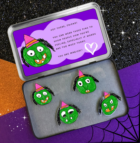 Witchy Feelings Pin Set