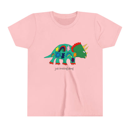 Just Trotting Along Dino Kids Tee