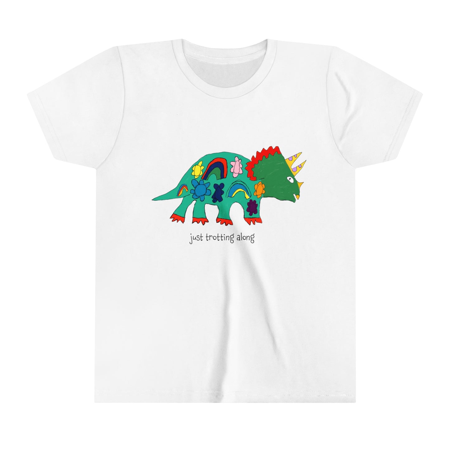 Just Trotting Along Dino Kids Tee