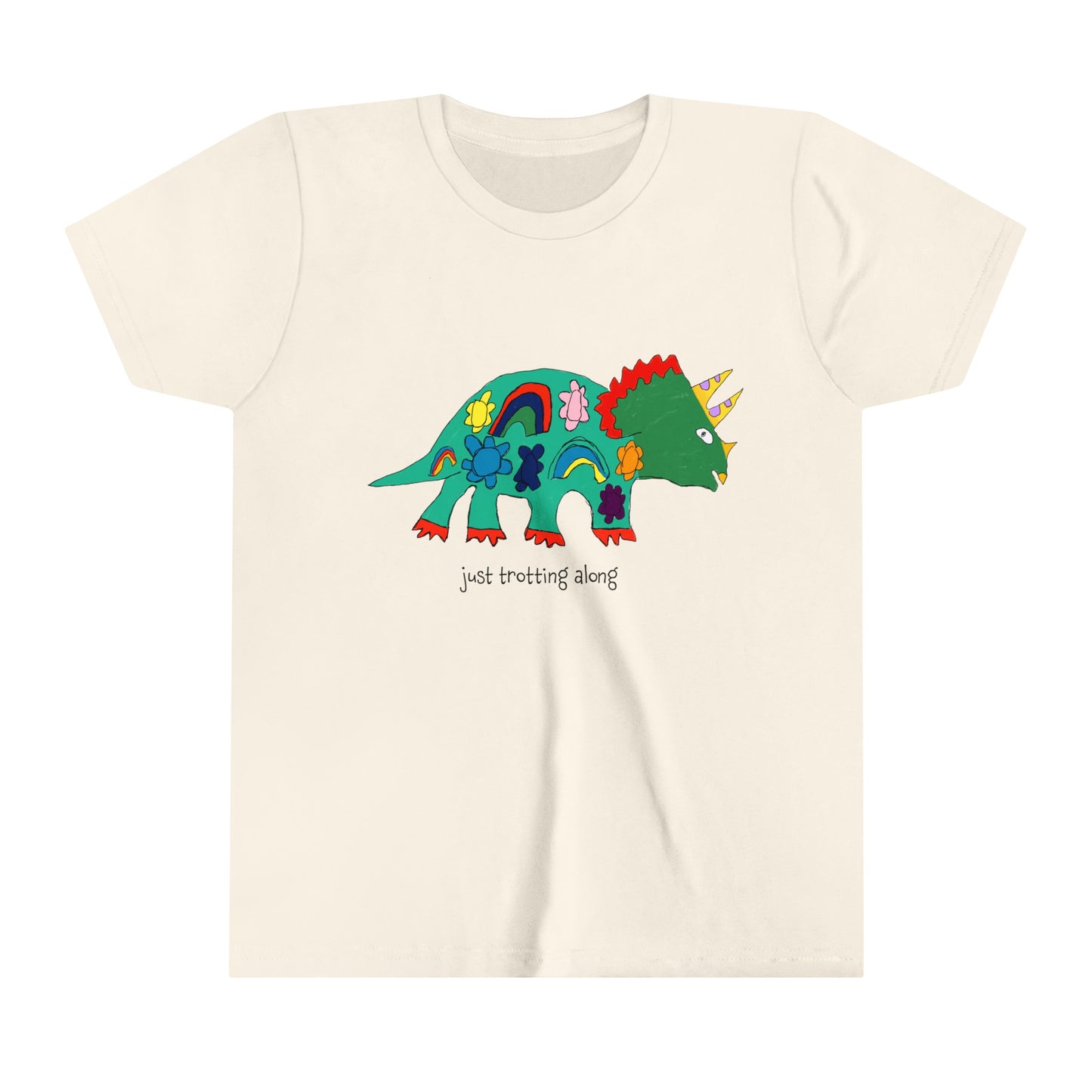 Just Trotting Along Dino Kids Tee