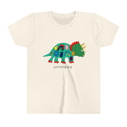 Just Trotting Along Dino Kids Tee