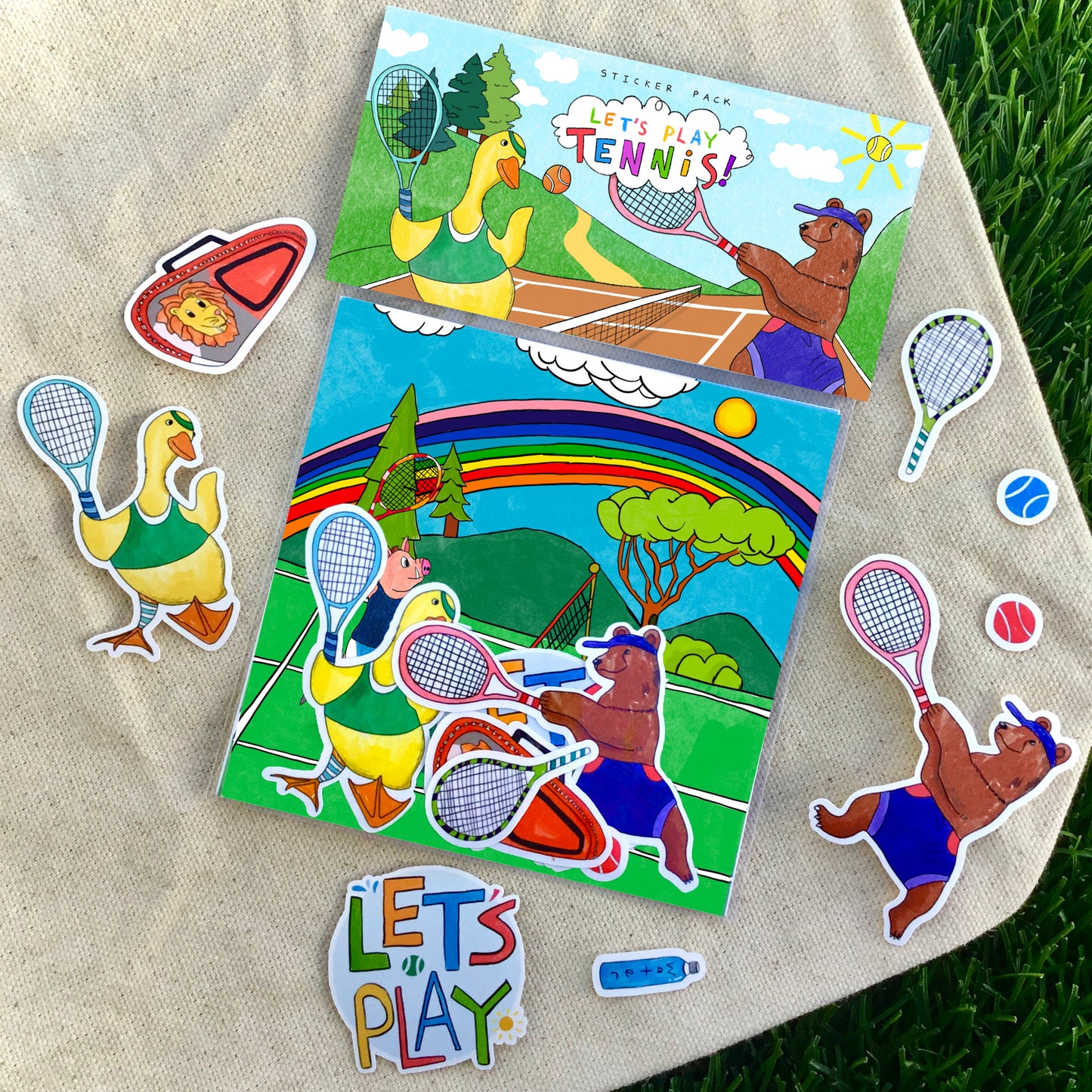 Tennis Play Sticker Pack