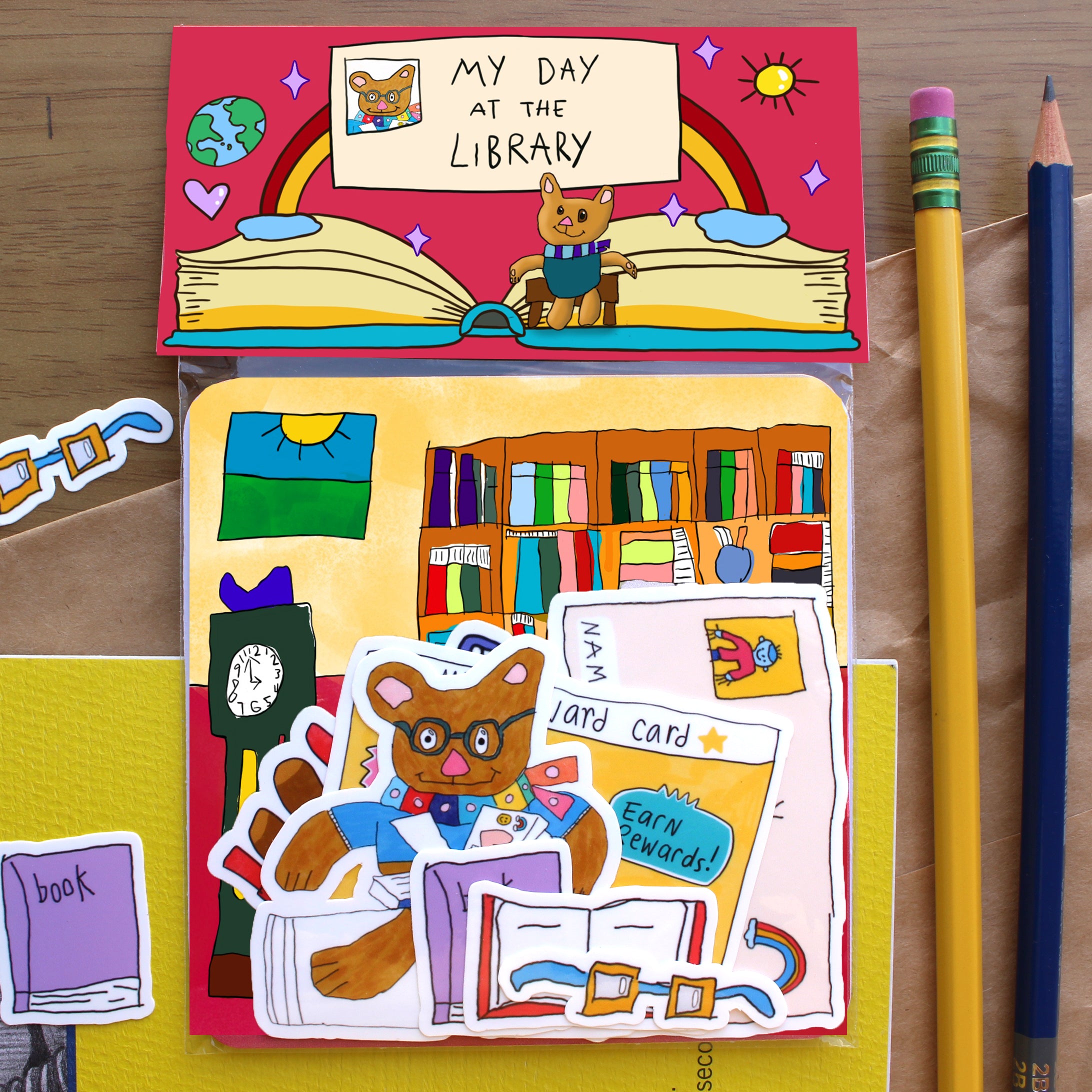 Library Sticker Pack – NOVEL School of Art